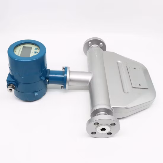 질량 및 부피 유량, 측정 튜브의 온도, 밀도, 중간 가스, 오일, 물에 대한 코리올리 질량 유량계