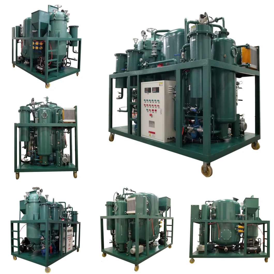 Food Grade Oil Purifier Machine to Refine Waste Cooking Oil, Frying Oil Discolored Filtrating Tys-30