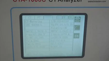 CT PT 변압기 테스터 CT PT 분석기