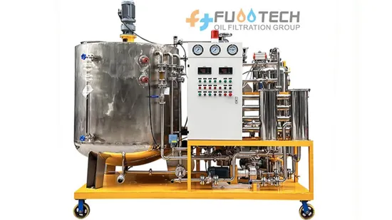 Fuootech 중고 식용유 식물성 기름 청소 기계