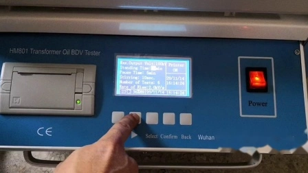 변압기 절연 오일 고장 전압 유전체 강도 BDV 테스터