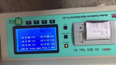 변압기 오일 유전체 시험 장비 고전압 유전체 강도 테스터 자동 BDV 오일 테스터